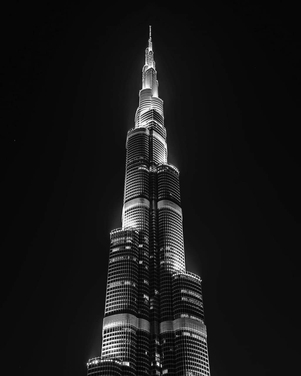 Dubai portrait background for mobile form